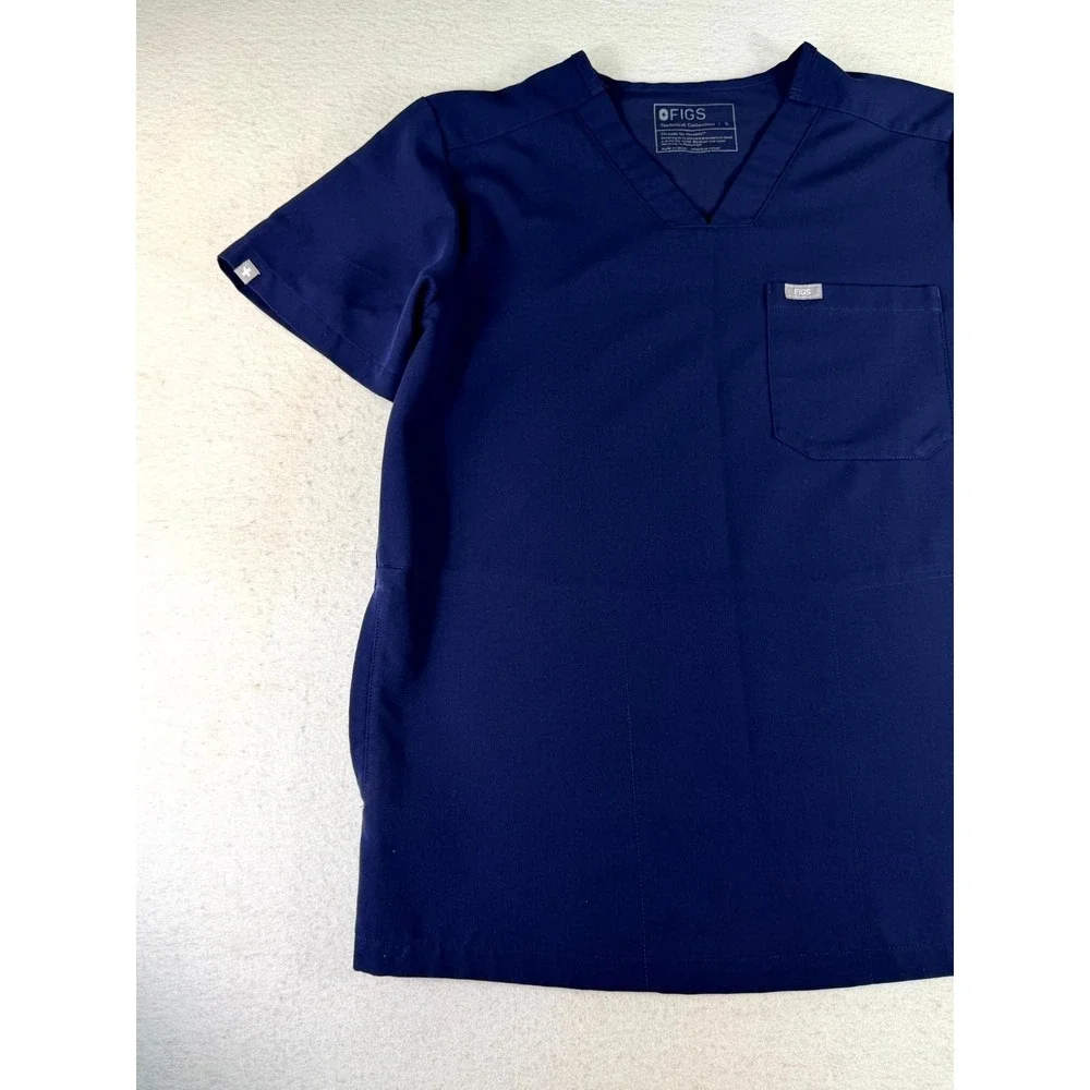 FIGS Technical Collection Scrub Top & Pants Mens Small Medium Navy Blue Medical